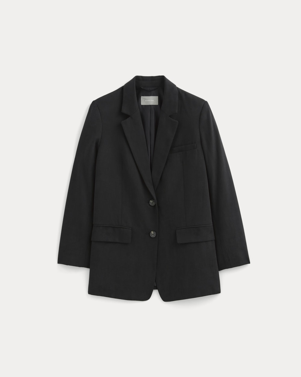womens-tencel-oversized-blazer-black | alt