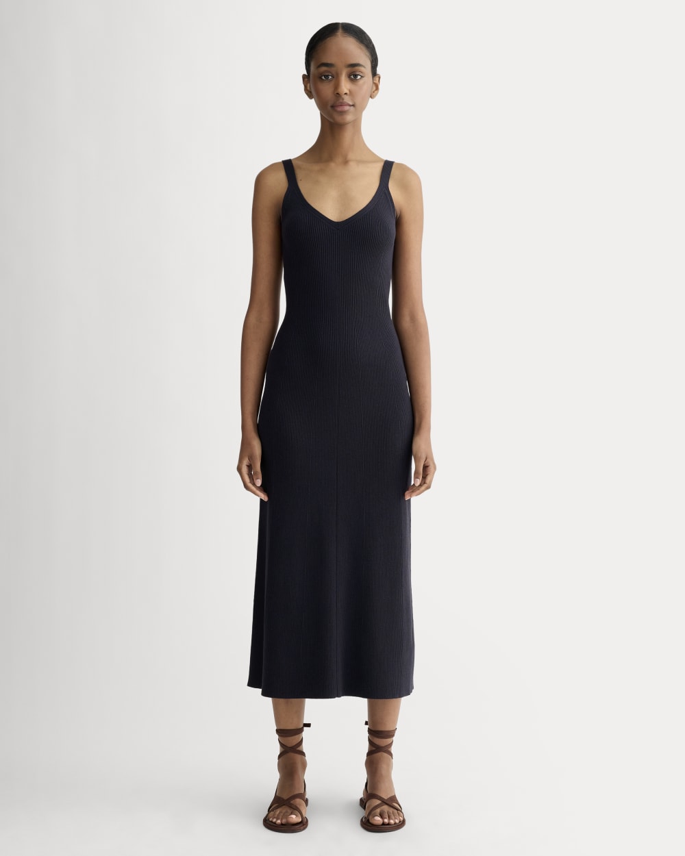 The Fine Knit Cami Dress | Navy Everlane The Fine Knit Cami Dress | Navy Everlane