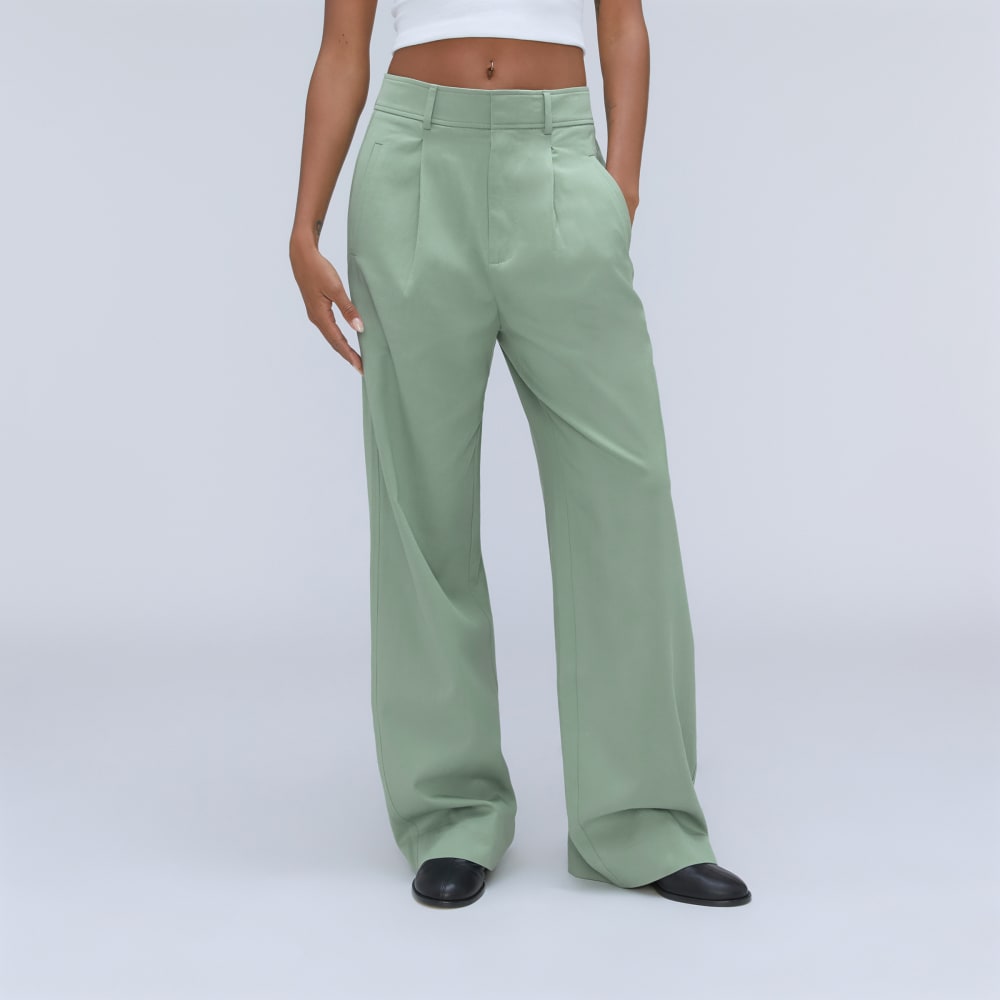 womens-way-high-drape-pant-lily-pad | primary