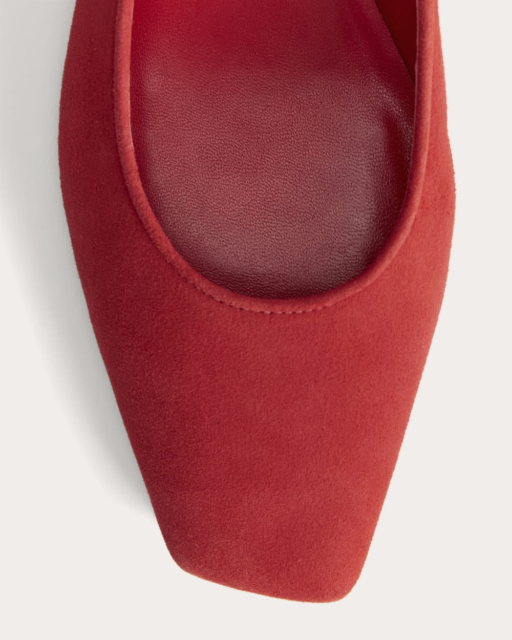 womens-ballet-pump-red-suede