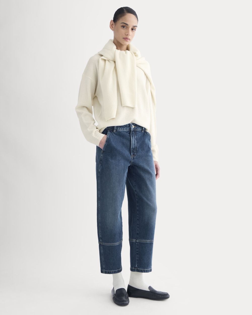 womens-utility-barrel-pant-deep-blue-indigo | primary