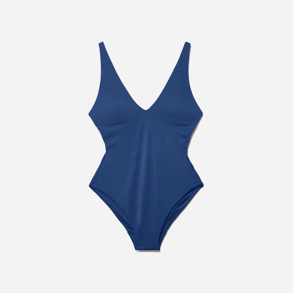 The V-Neck One-Piece | Blue Dusk – Everlane
