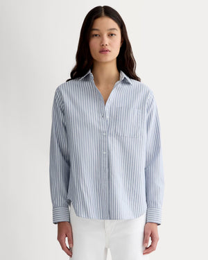 The Must-Have Oxford Shirt | Bone / Mazarine Blue