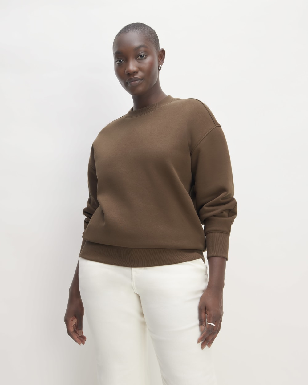 The ReTrack Oversized Crew | Cocoa – Everlane