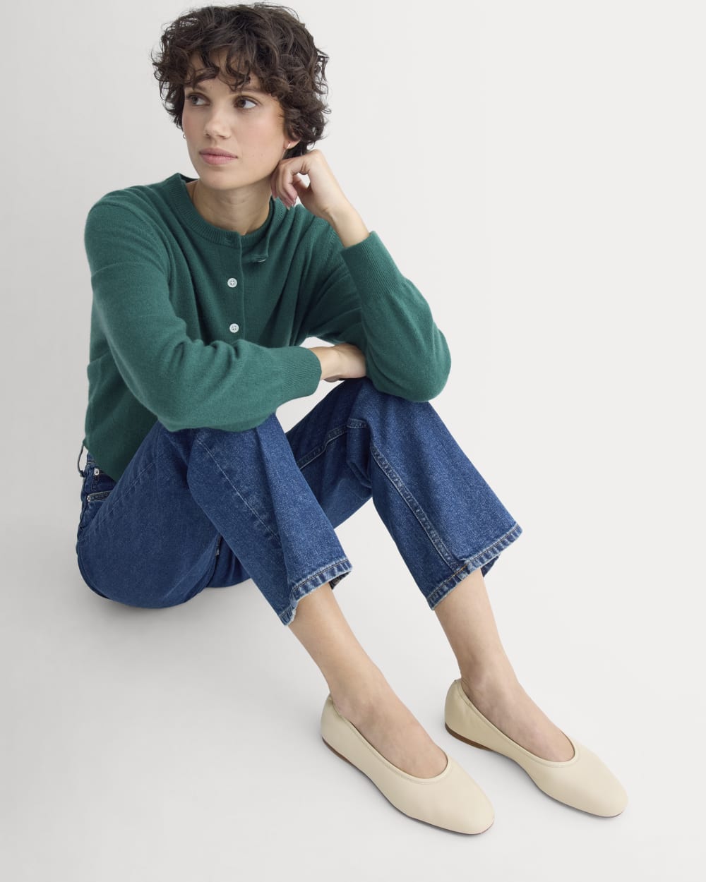 womens-italian-leather-flat-crema