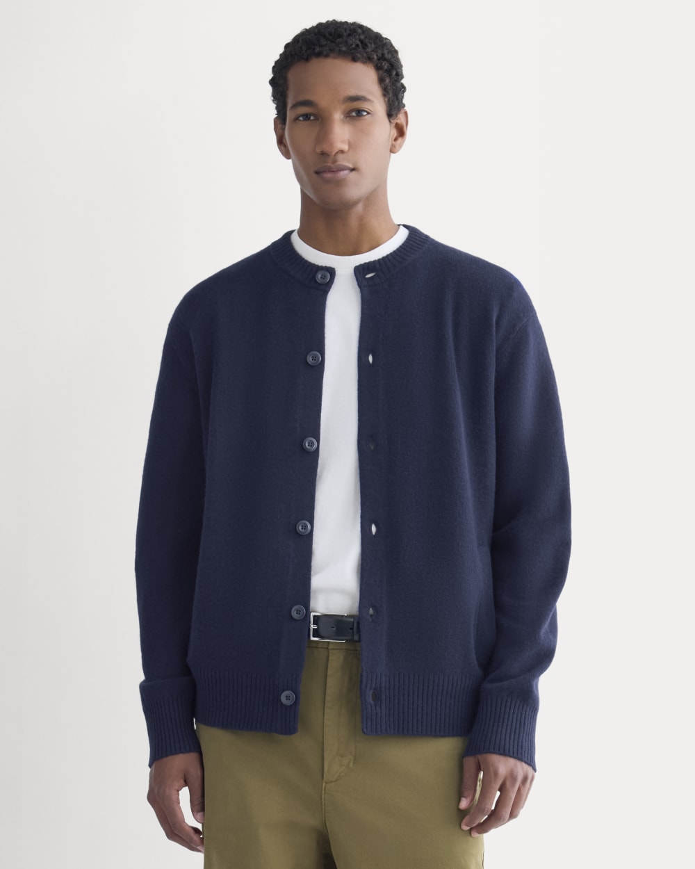 Luxe Merino Crew Cardigan Luxe Merino Crew Cardigan