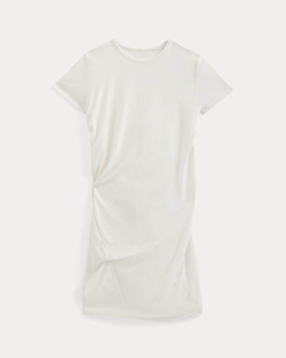 womens-twisted-short-sleeve-crew-dress-bone | alt