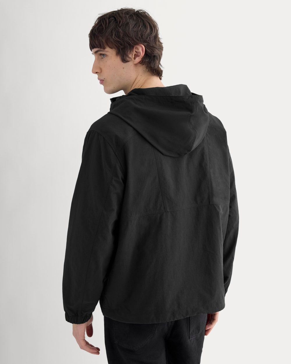 mens-recycled-nylon-windbreaker-black