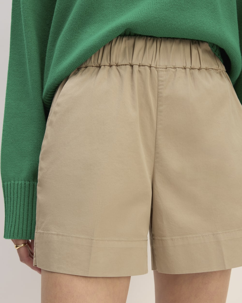 womens-easy-chino-long-short-trench-coat-khaki