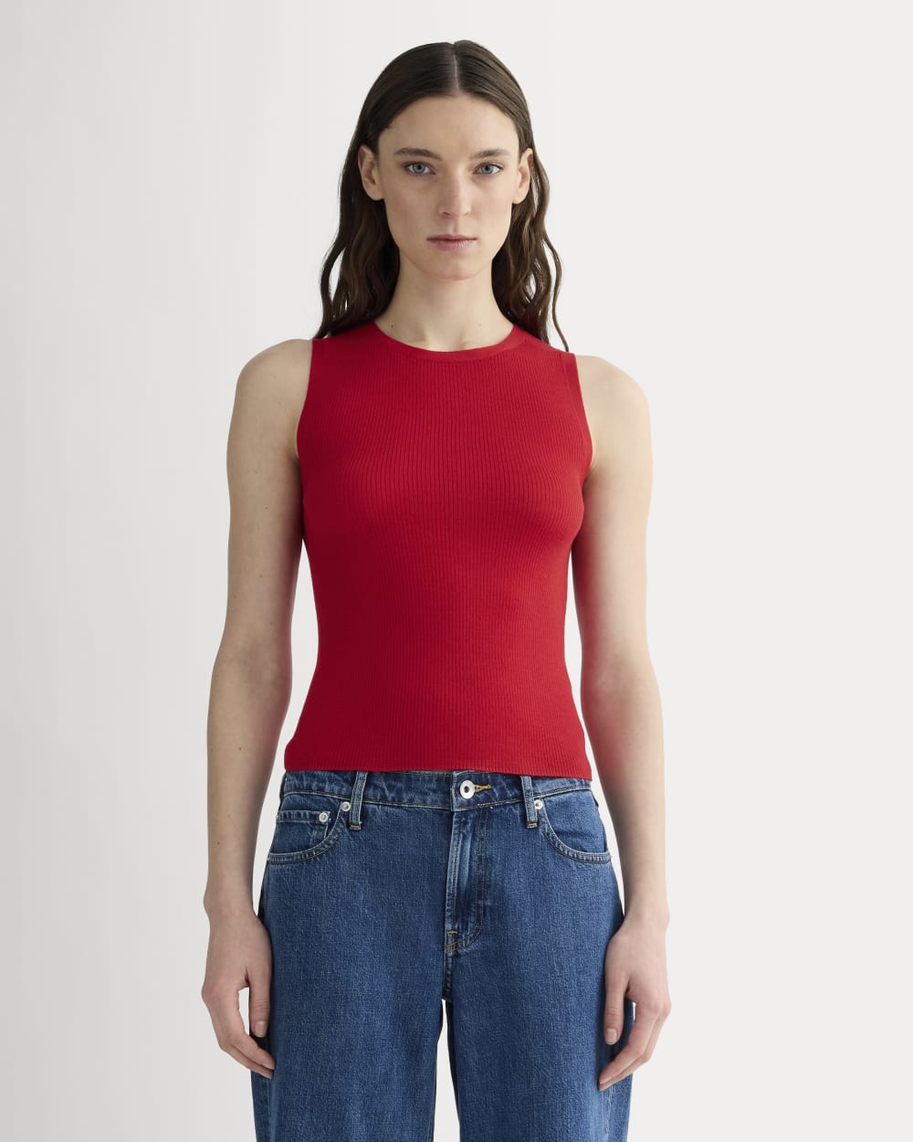 The Tank in Ultrasoft Merino | Classic Red – Everlane