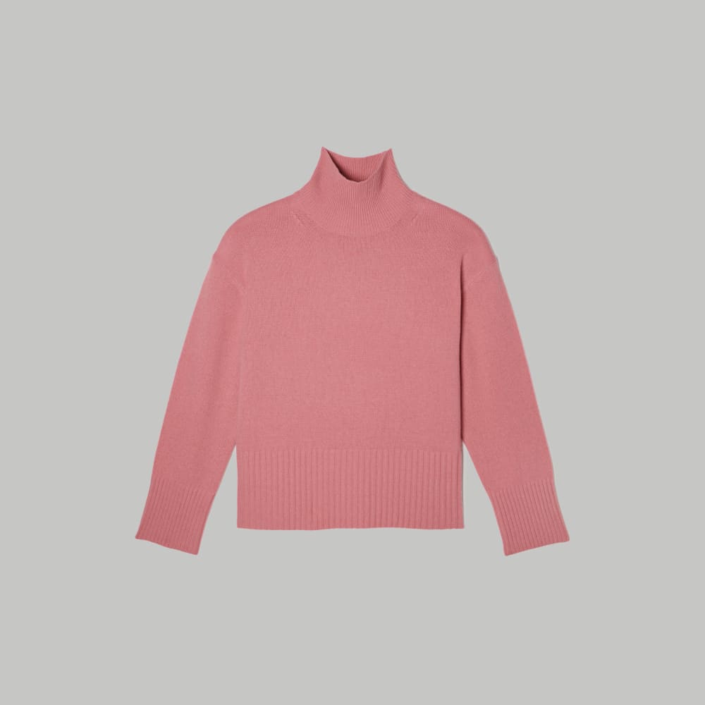 womens-recashmere-oversized-turtleneck-bubblegum | alt