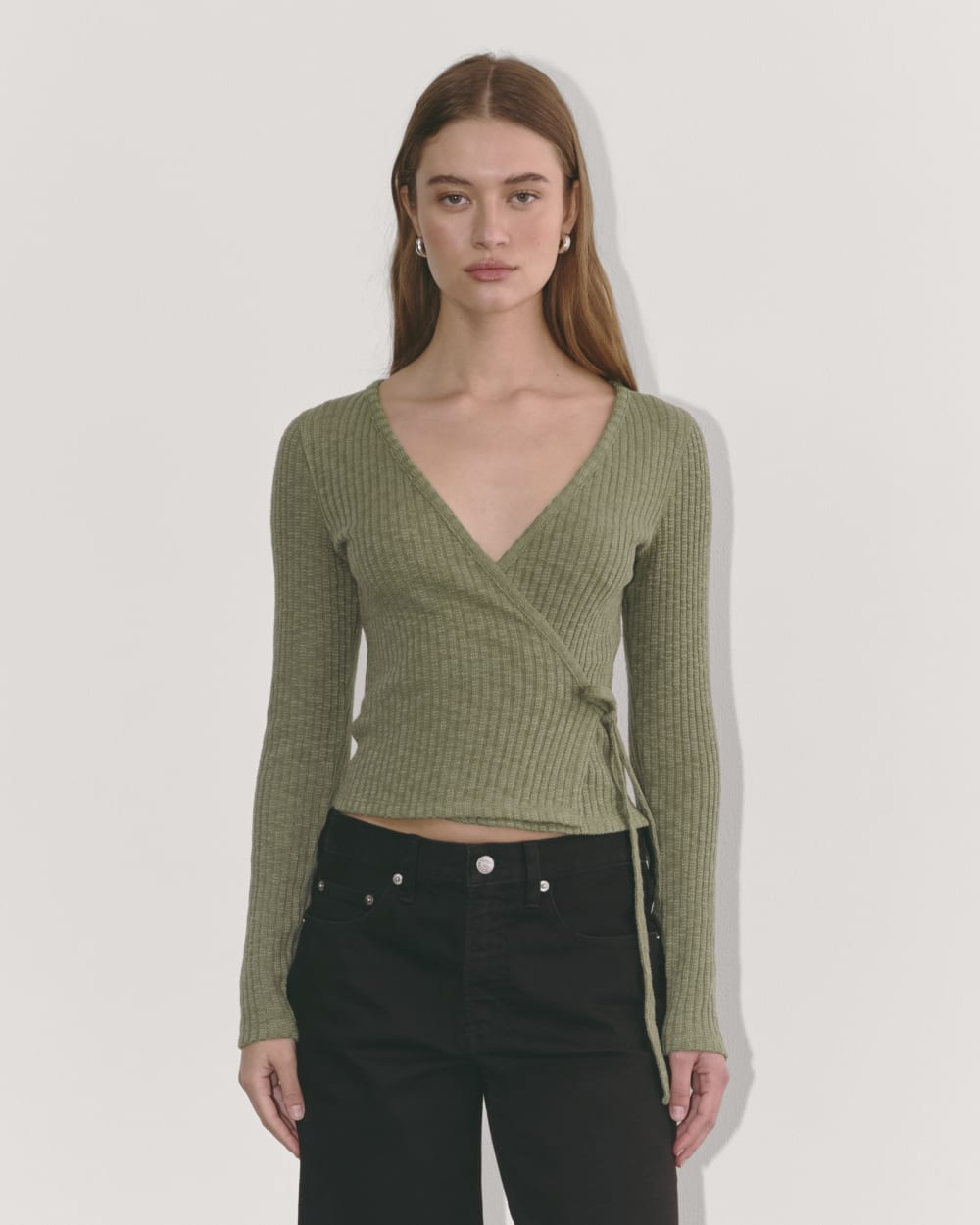 The Cozy Rib Wrap Top | Kalamata – Everlane