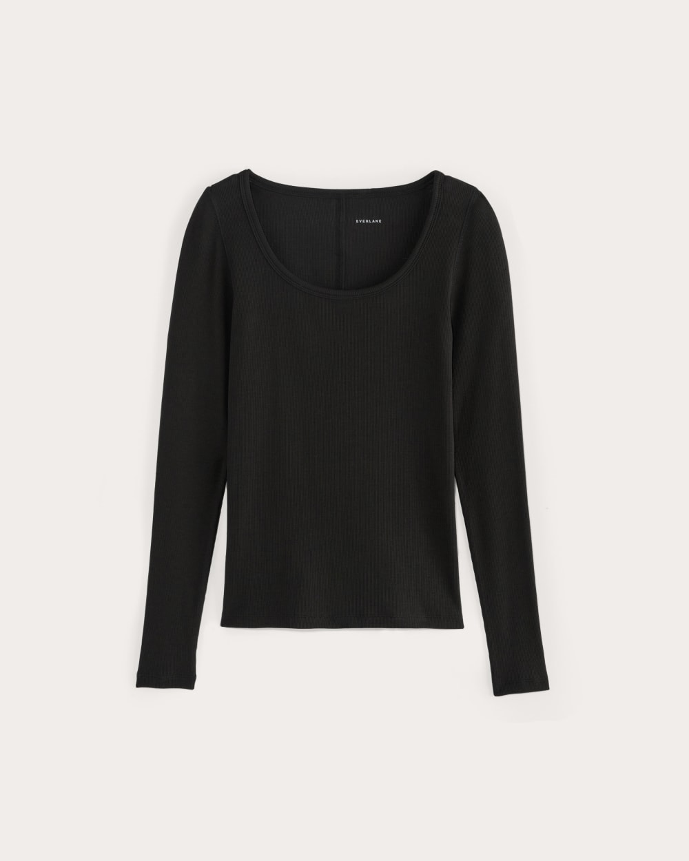 womens-pima-micro-rib-long-sleeve-tee-black | alt
