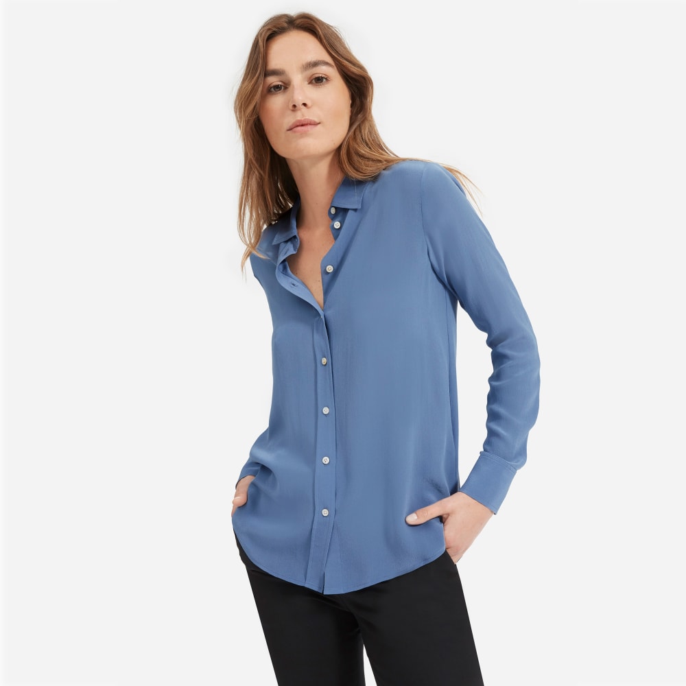 womens-clean-slk-rlxd-shirt-frenchblue | primary