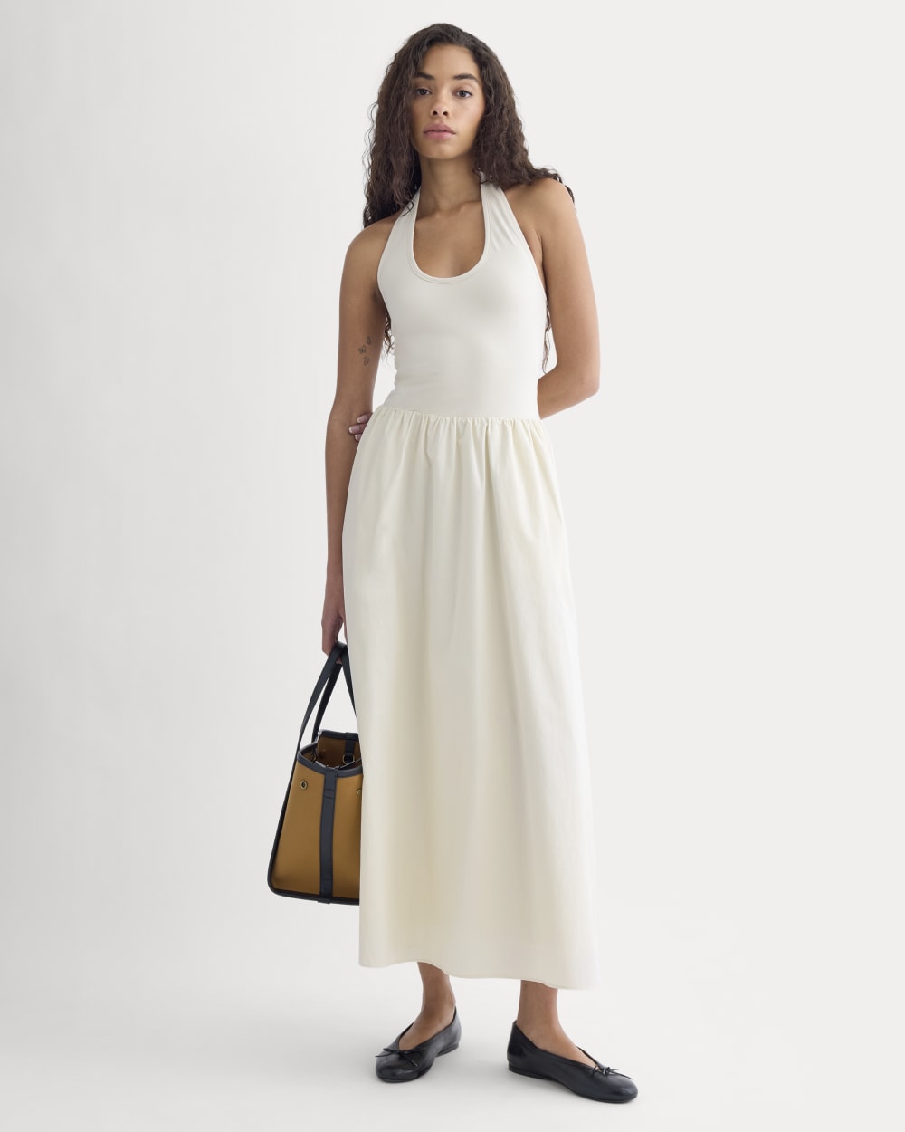 Halter Dress in Ultrasoft Cotton | Birch Halter Dress in Ultrasoft Cotton | Birch