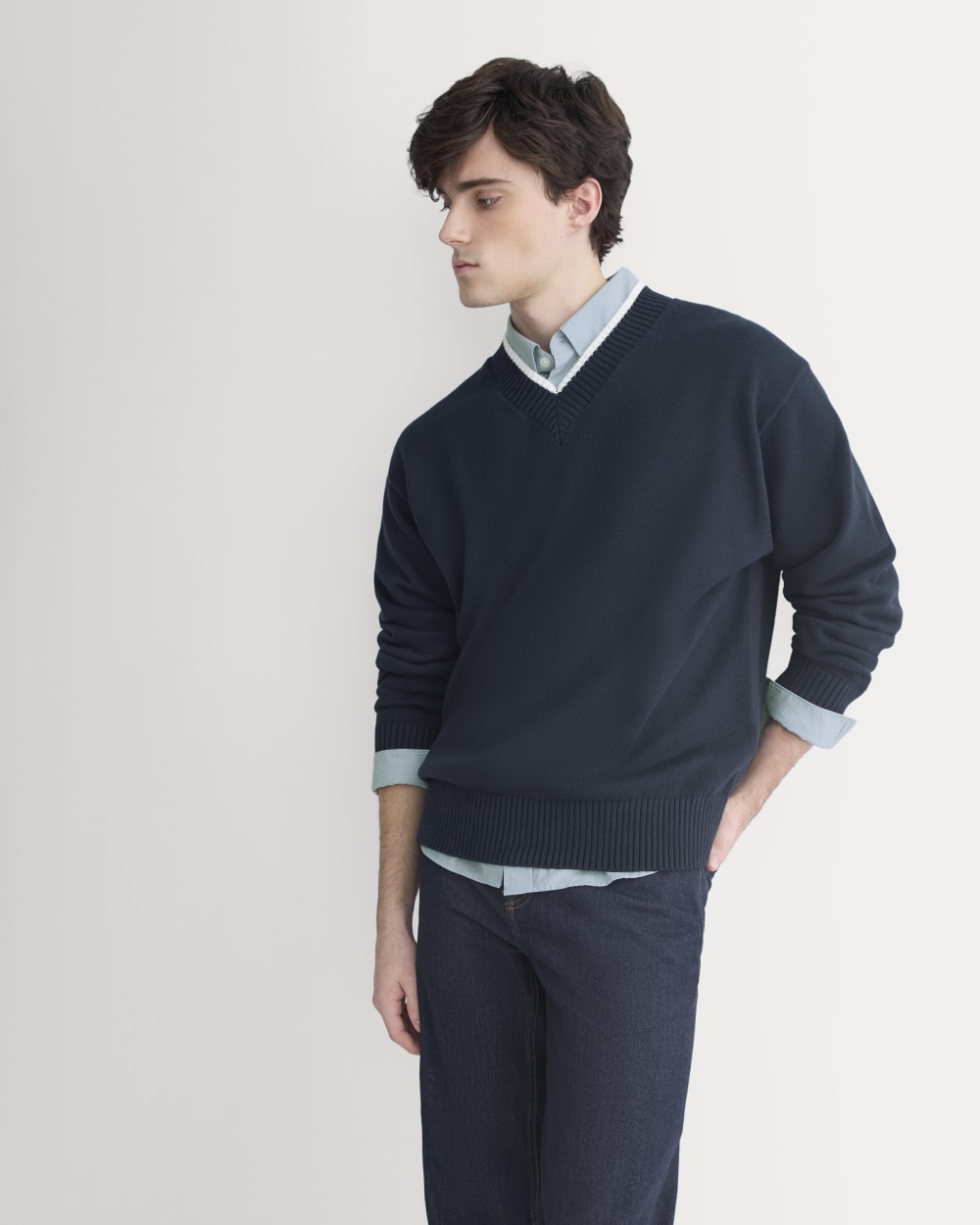 mens-relaxed-v-neck-sweater-cotton-deep-navy