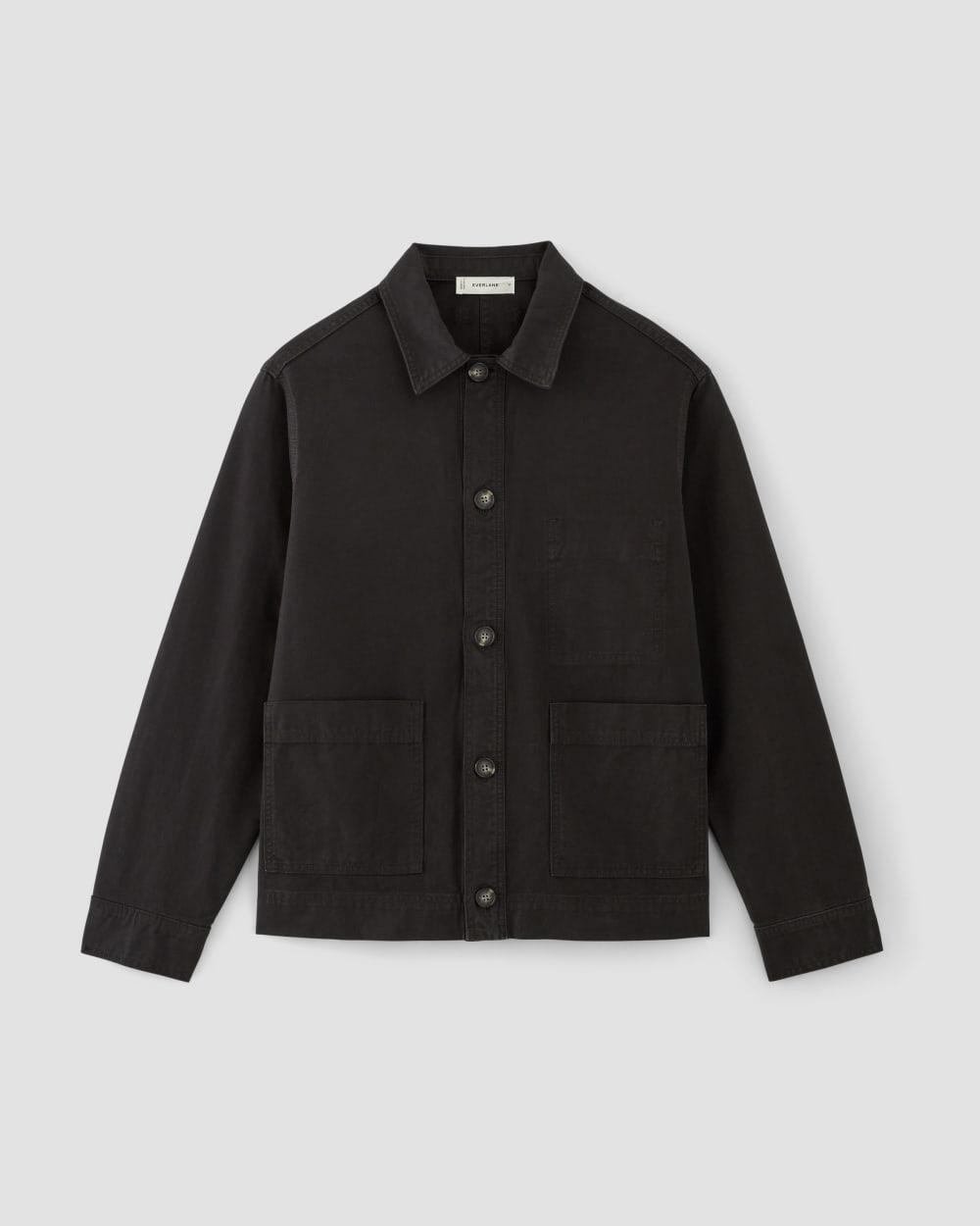 mens-organic-cotton-chore-jacket-black | alt