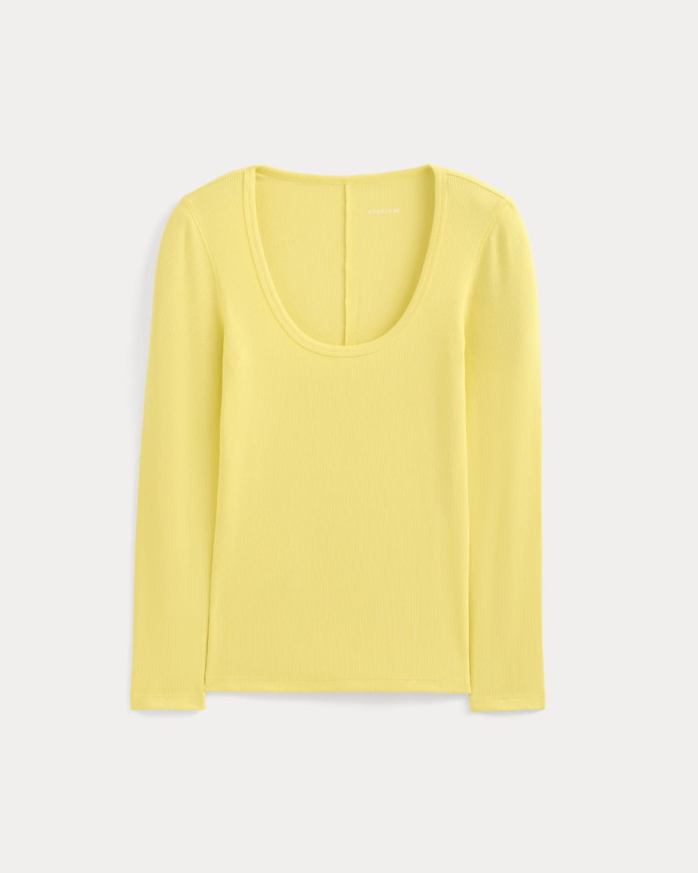 womens-luxe-rib-deep-u-neck-top-celandine | alt