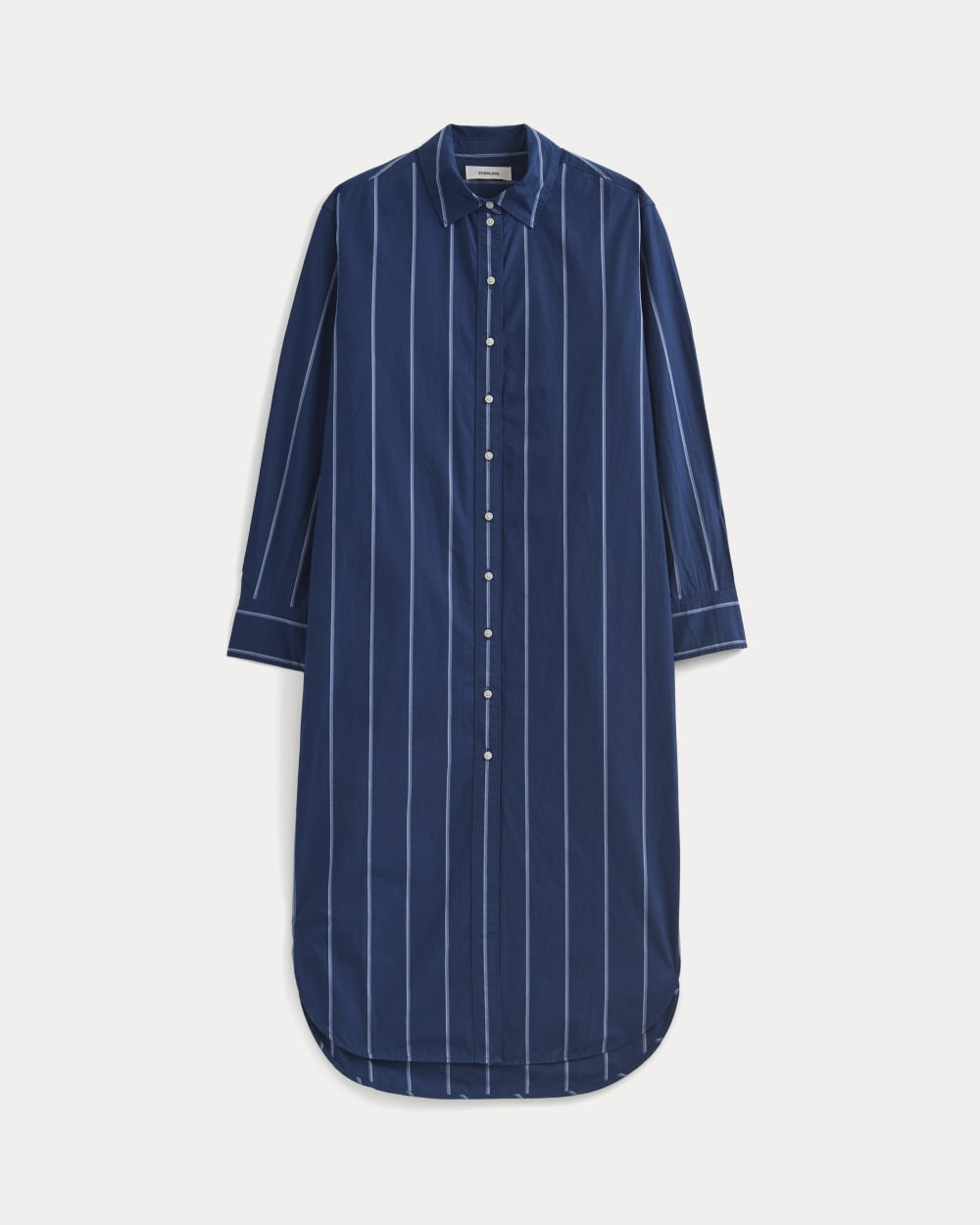 womens-midi-shirtdress-ultrasoft-cotton-estate-blue-open-air-white | alt