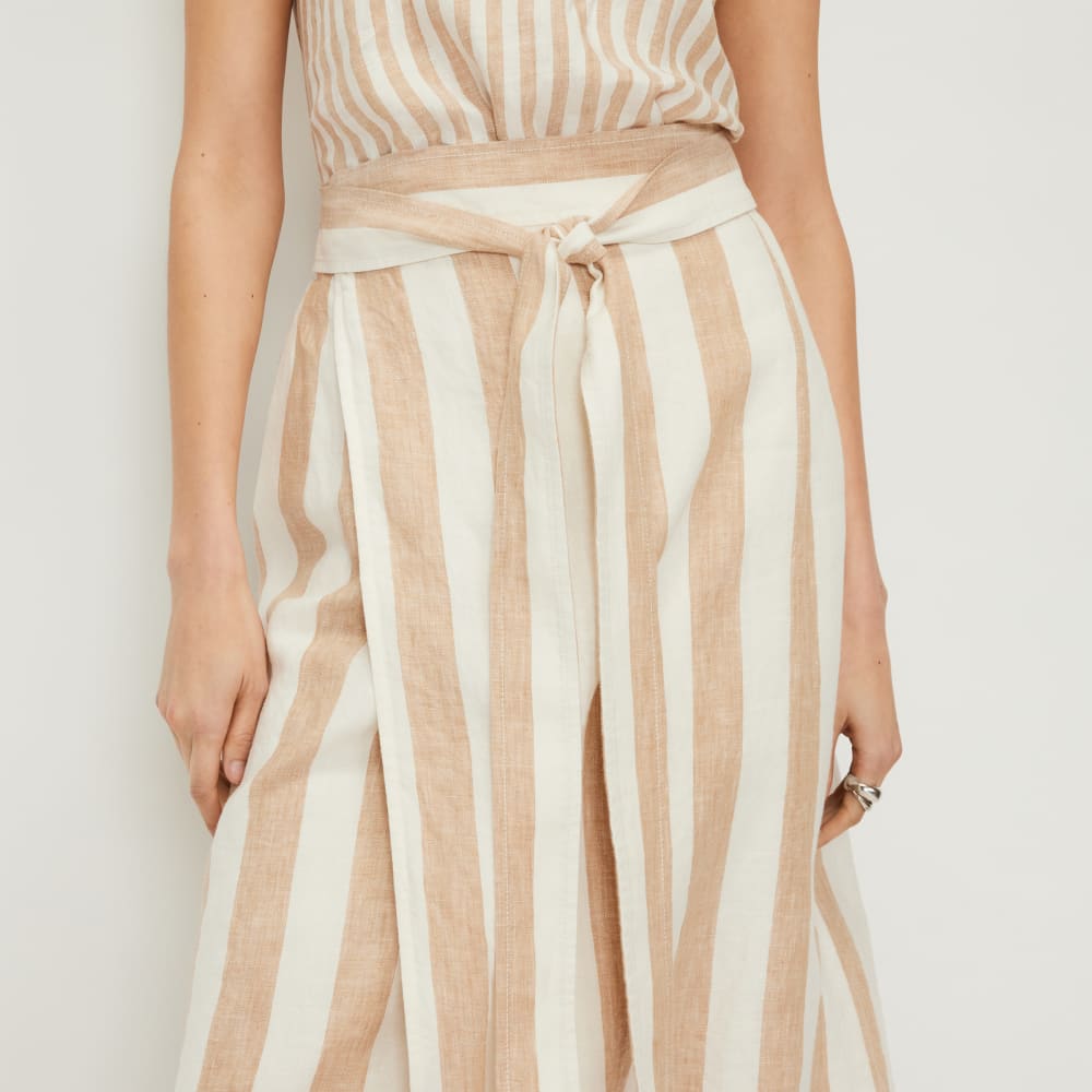 womens-linen-wrap-skirt-bone-caramel-stripe