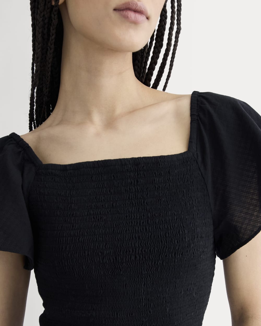womens-gauze-smocked-top-black