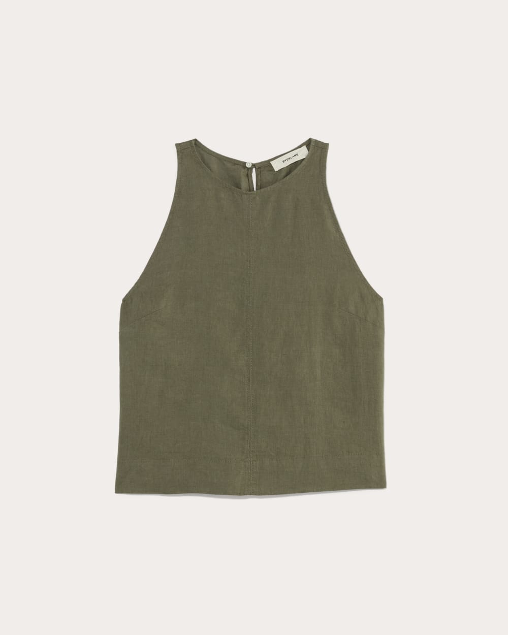 womens-linen-high-neck-tank-kalmata | alt