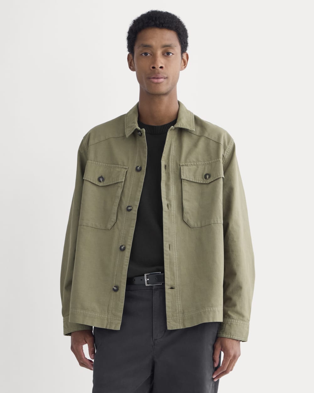 Utility Shirt Jacket Kalamata – Everlane - Main Image