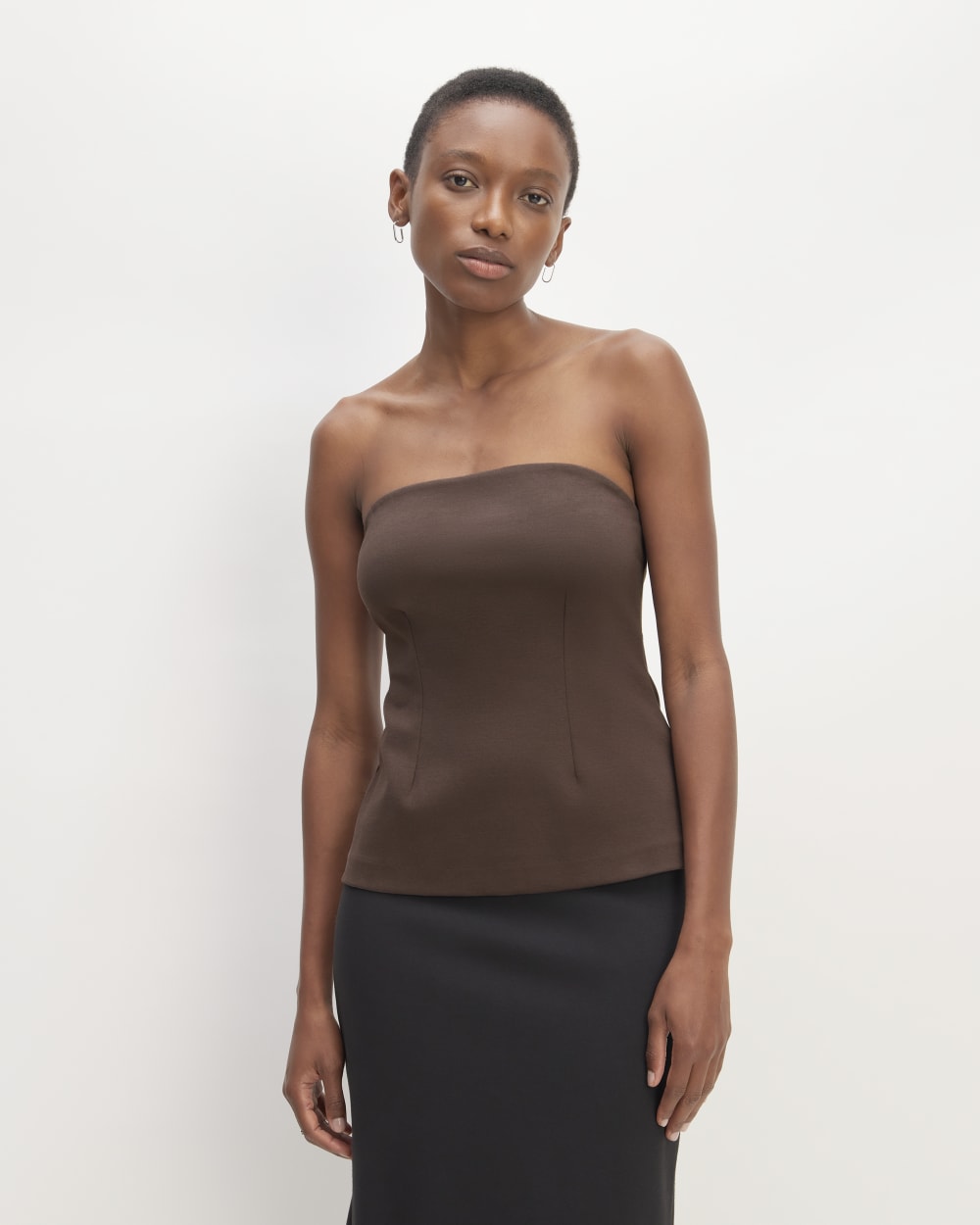 brown tube top dress Marsha Fold Over in Designed to make you look stunning Women's Linen Tube Maxi Dress,
