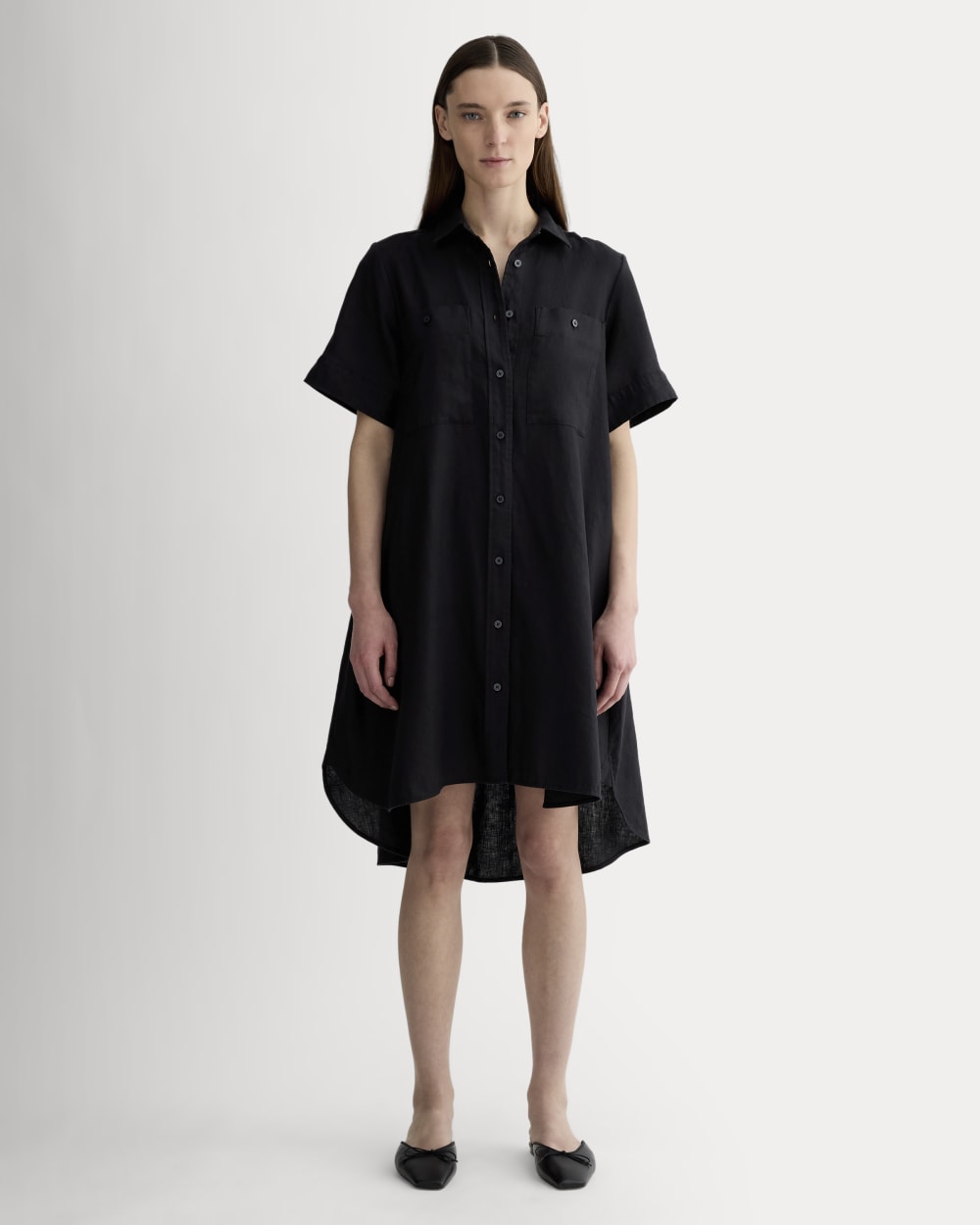 The Daytripper Dress in Linen | Black The Daytripper Dress in Linen | Black