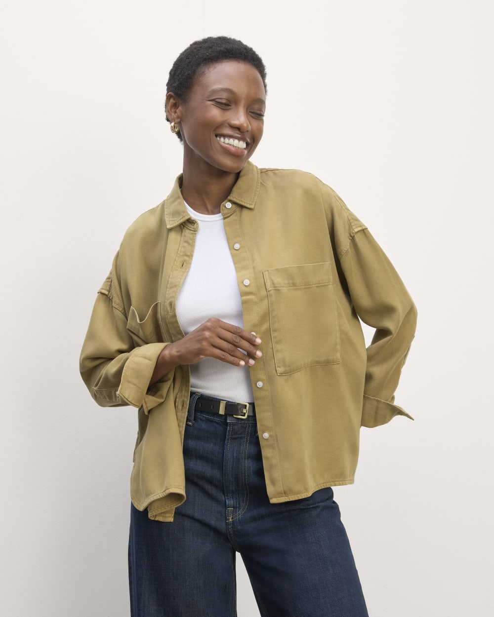 womens-tencel-boxy-shirt-fennel-seed | primary
