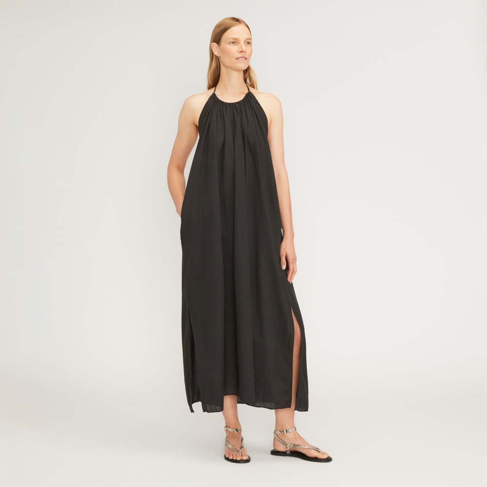 slim fit dress slacks The Tie-Back Halter Dress