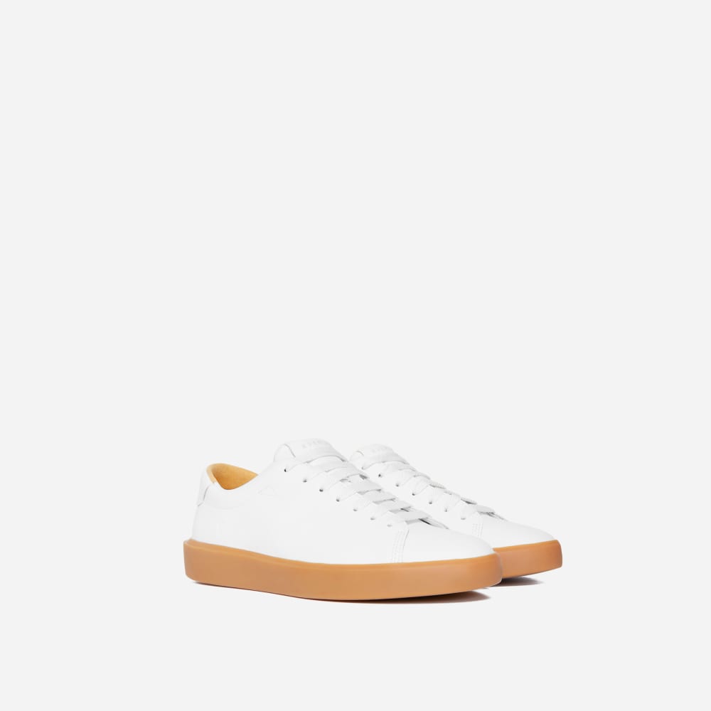womens-releather-tennis-shoe-gum-white | primary