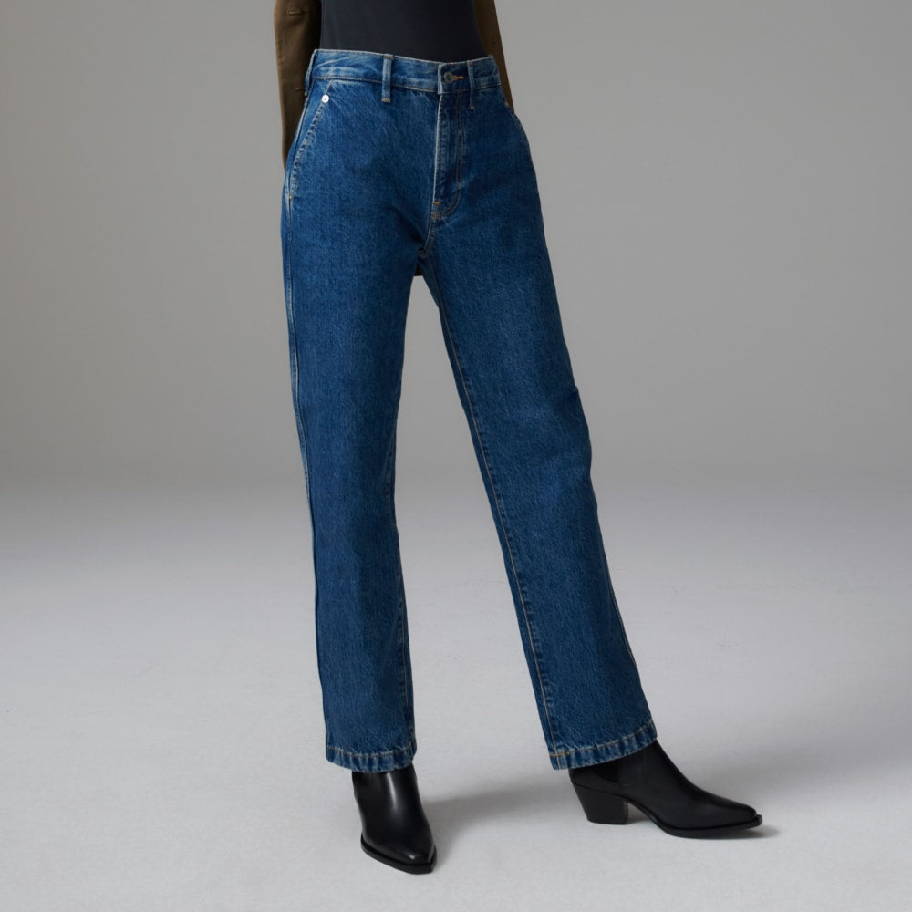 The Cinch Back Utility Jean | Vibrant Blue – Everlane