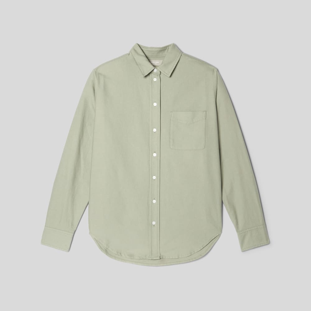 womens-relaxed-oxford-shirt-seagrass | alt