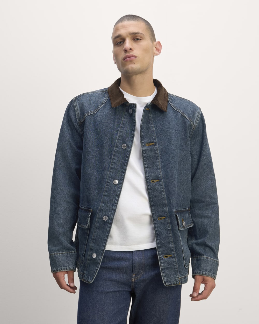 The Denim Ranch Jacket | Deep Atlantic – Everlane