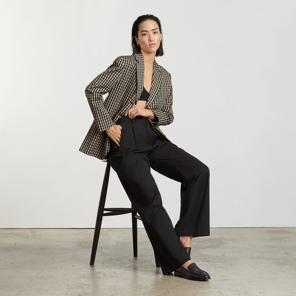 womens-80s-blazer-khaki-black