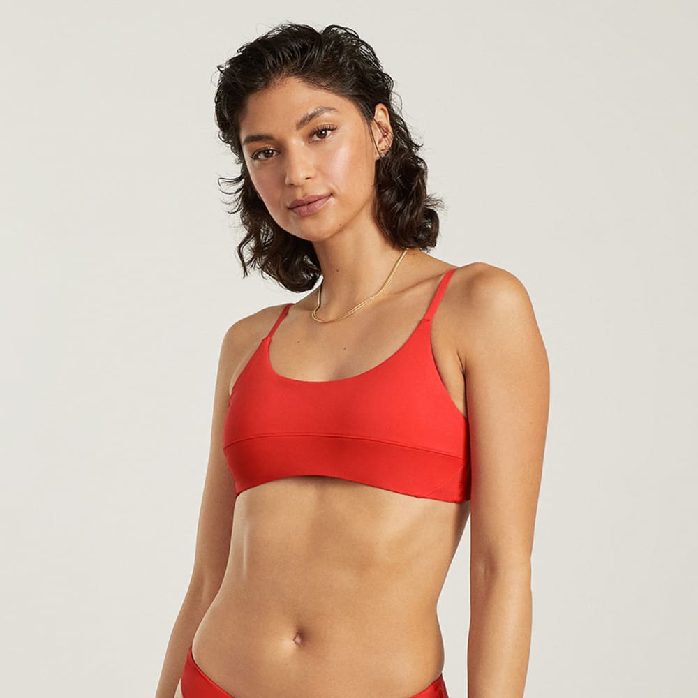 womens-scoop-neck-bikini-top-red | primary