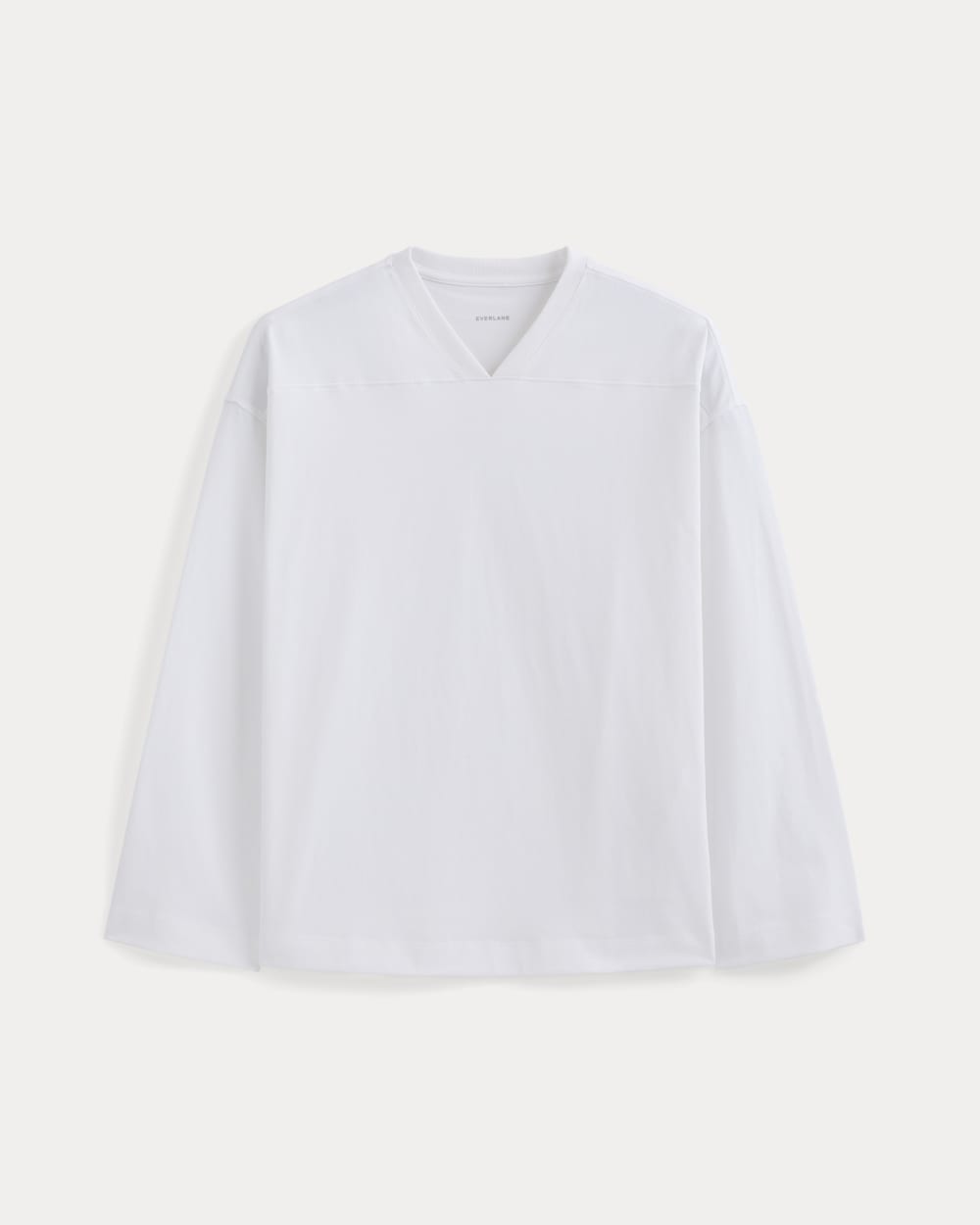 womens-retro-v-neck-jersey-white | alt
