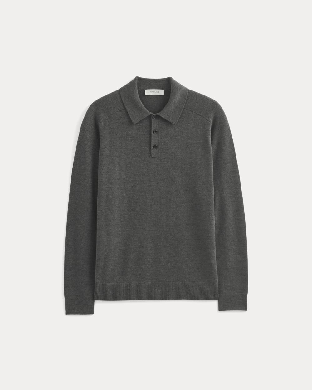 mens-ultrasoft-polo-sweater-heather-mid-charcoal | alt