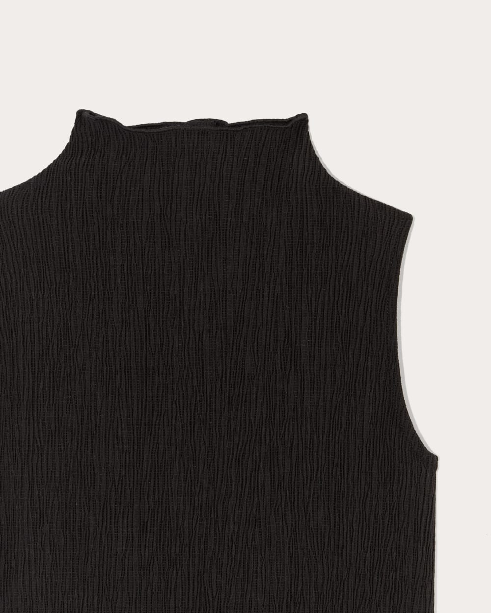 womens-crinkle-tank-black