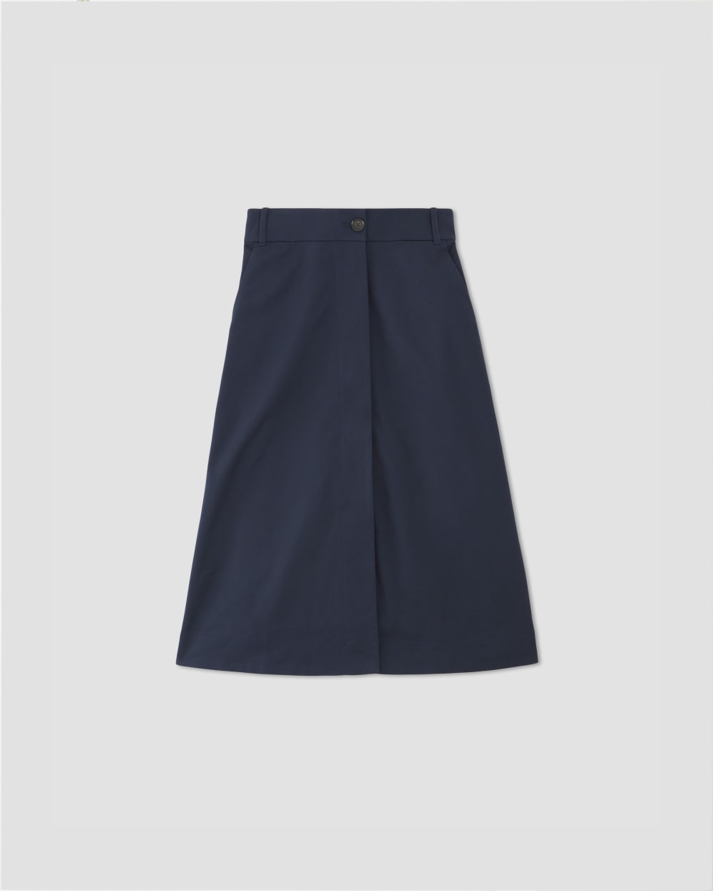 womens-structured-a-line-skirt-navy | alt