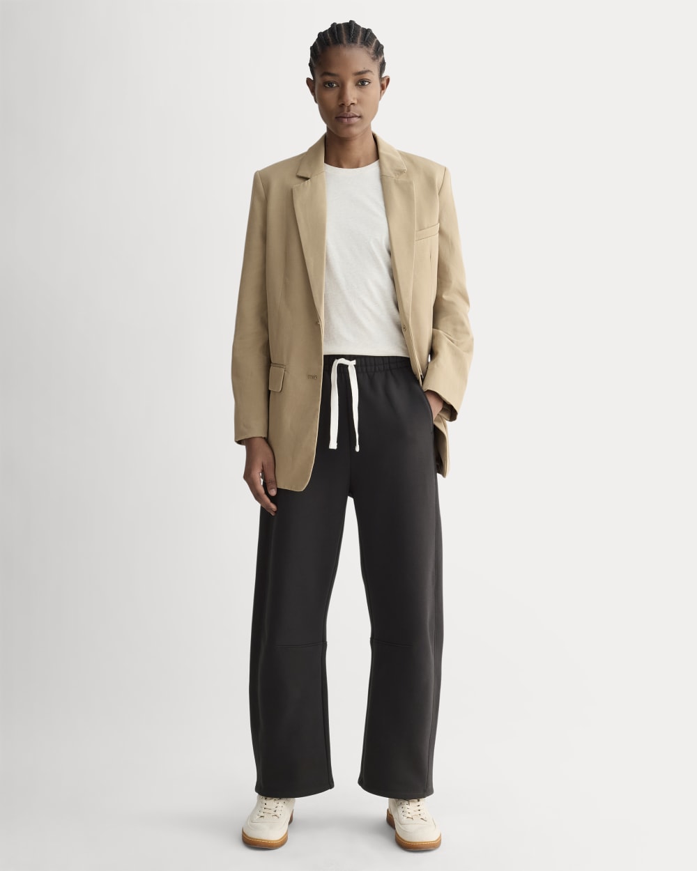 Luxe Fleece Barrel Sweatpant | Black Everlane Luxe Fleece Barrel Sweatpant | Black Everlane