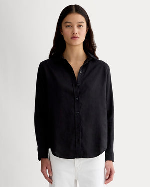 The Must-Have Shirt in Linen | Black