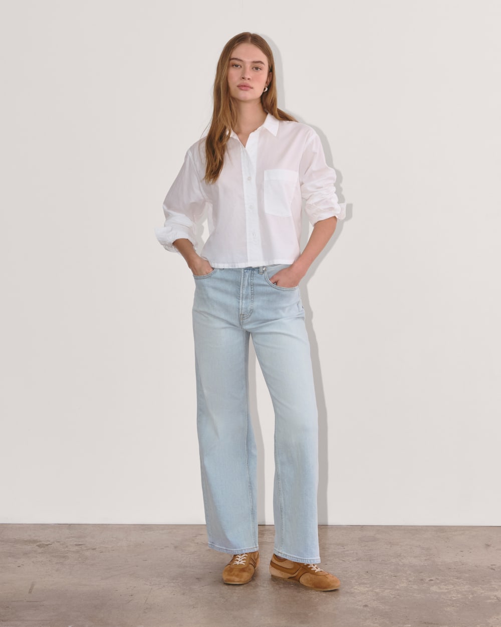 The Way-High Sailor Jean | Fog | 27.5" Inseam  Everlane