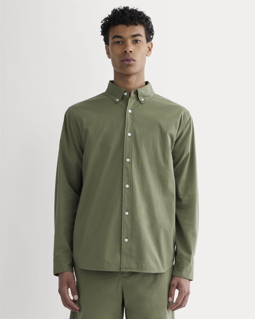 The Seersucker Long-Sleeve Shirt The Seersucker Long-Sleeve Shirt