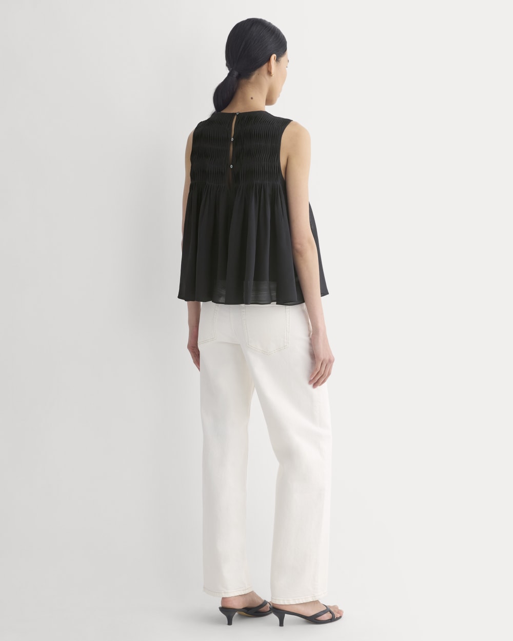 womens-twisted-pleat-tank-silk-georgette-black