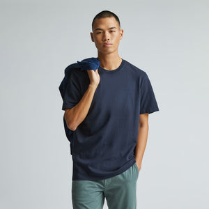 The Premium-Weight Crew | Uniform | Deep Navy