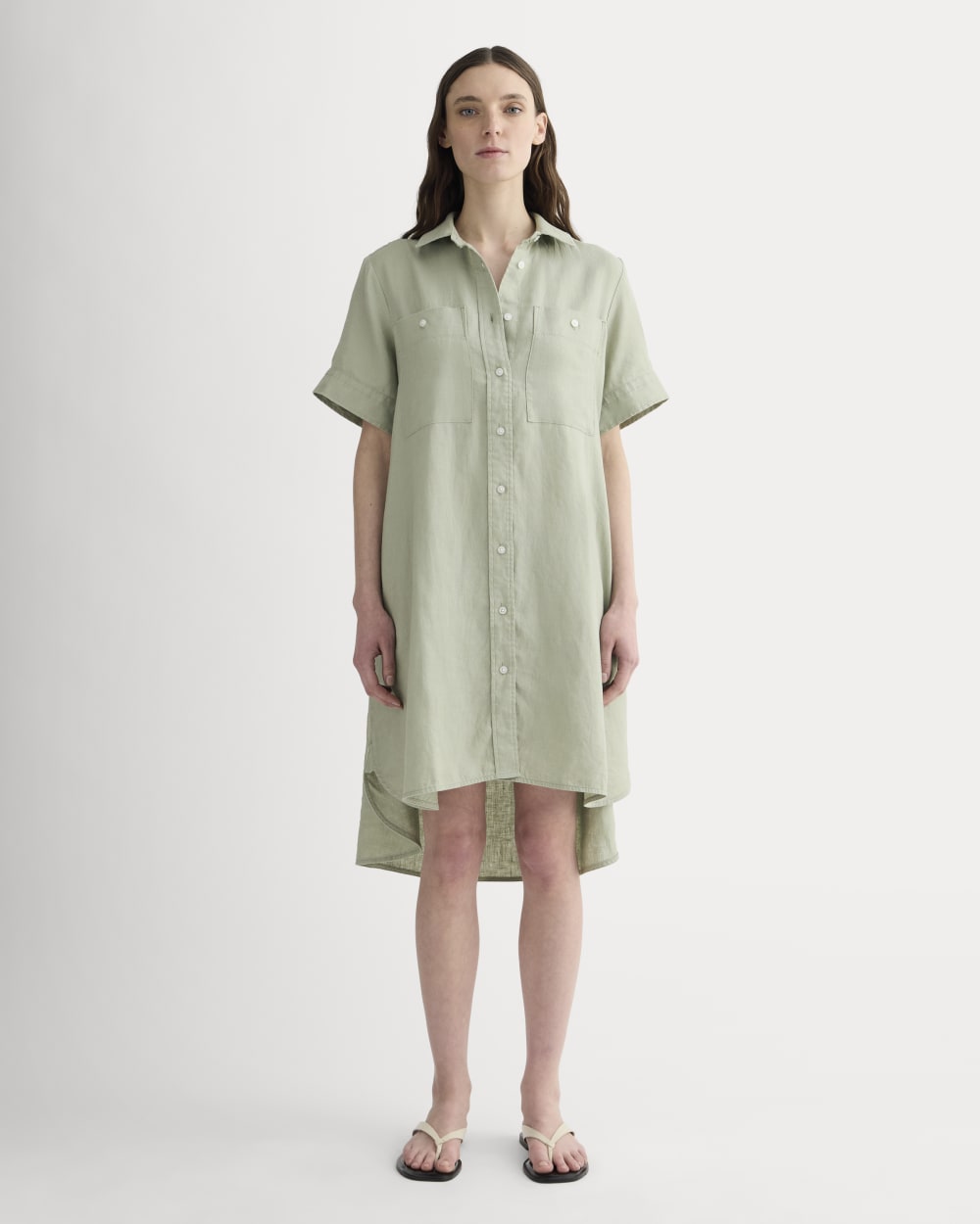 The Daytripper Dress in Linen | Seagrass Everlane The Daytripper Dress in Linen | Seagrass Everlane