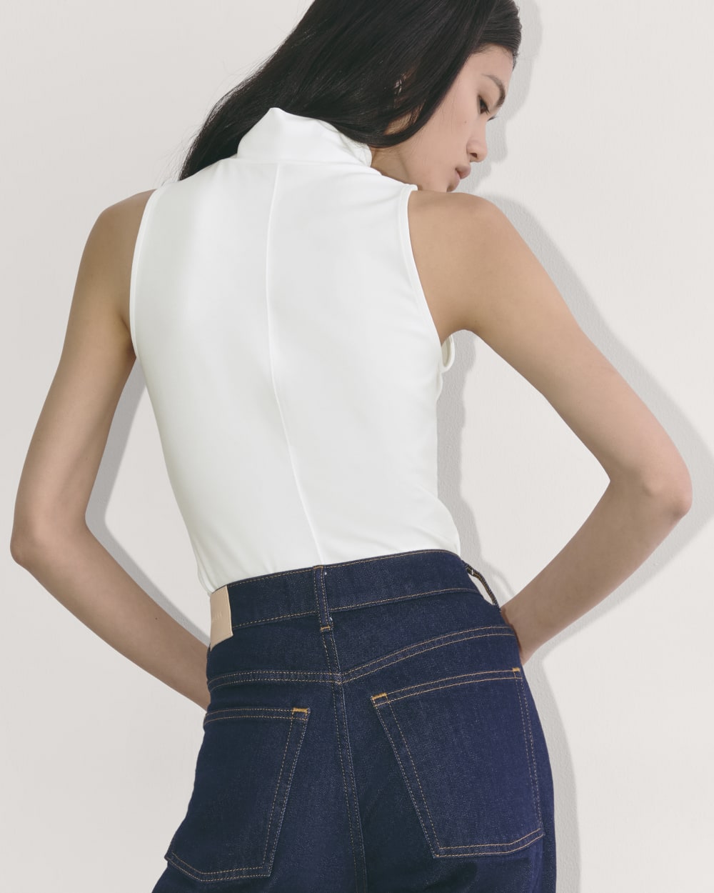 womens-supima-cutaway-mockneck-tank-white