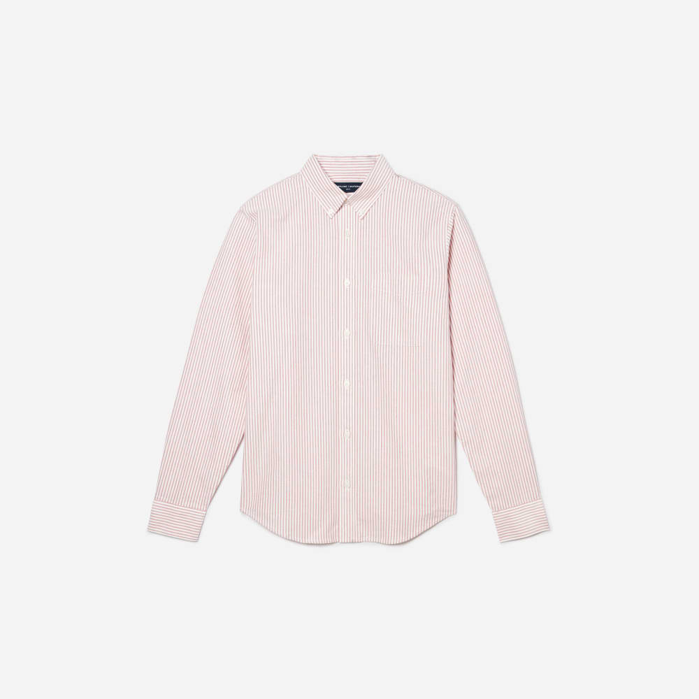 The Slim-Fit Japanese Oxford | Red / White | Regular – Everlane